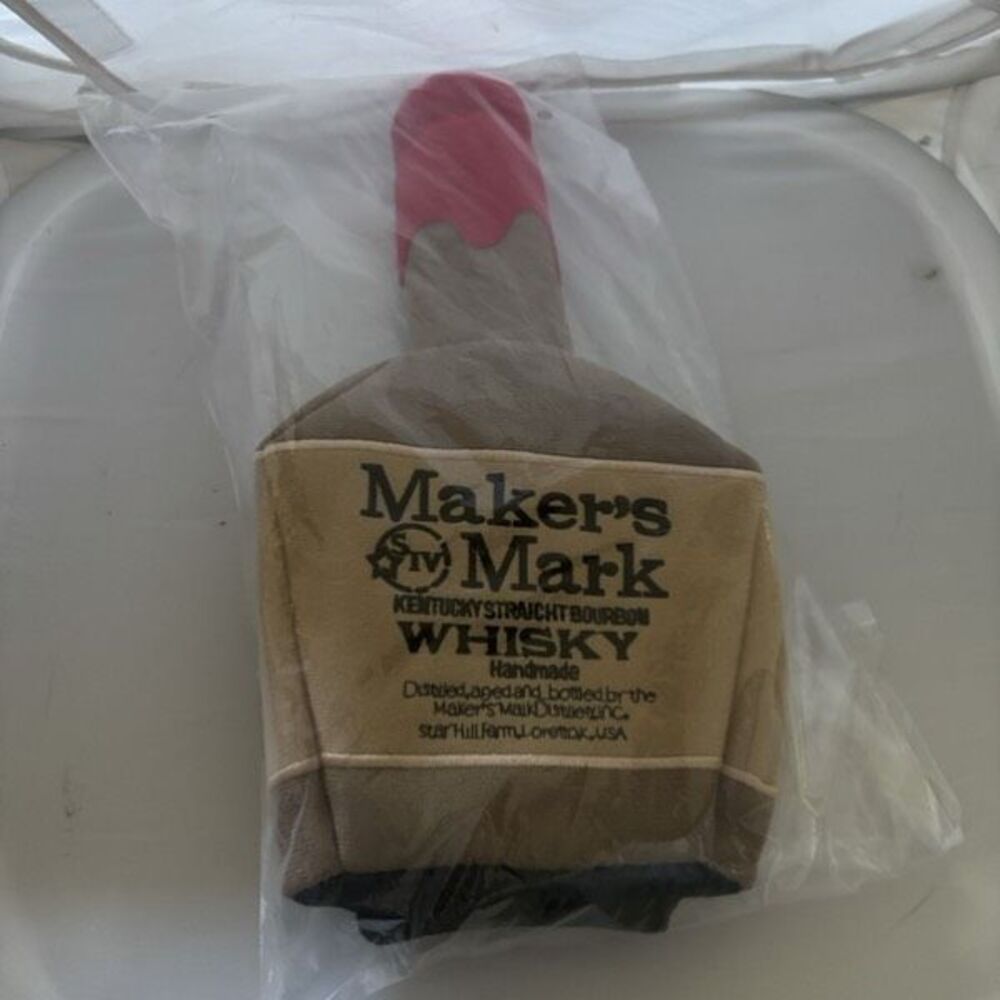 NEW Maker’s Mark Bourbon Bottle Novelty Golf Club Head Cover – Brand New in Bag